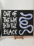 Schilderij Black