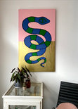 Schilderij Slang